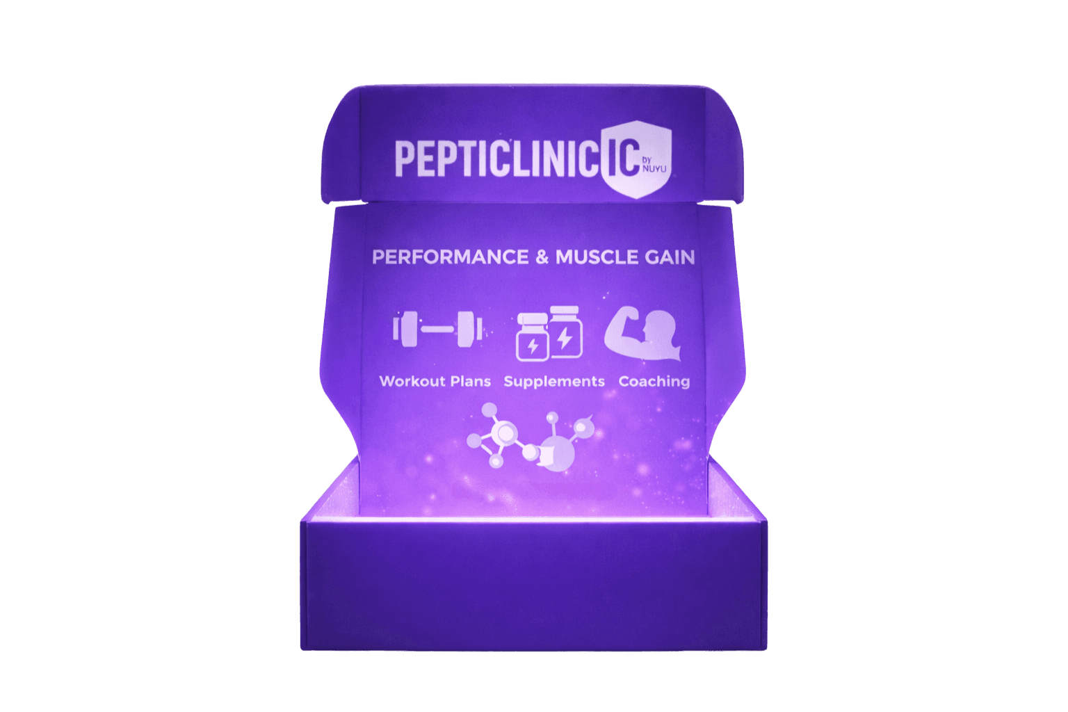 PeptiClinic Performance and Muscle Growth - clinician-guided support for muscle development, performance and recovery