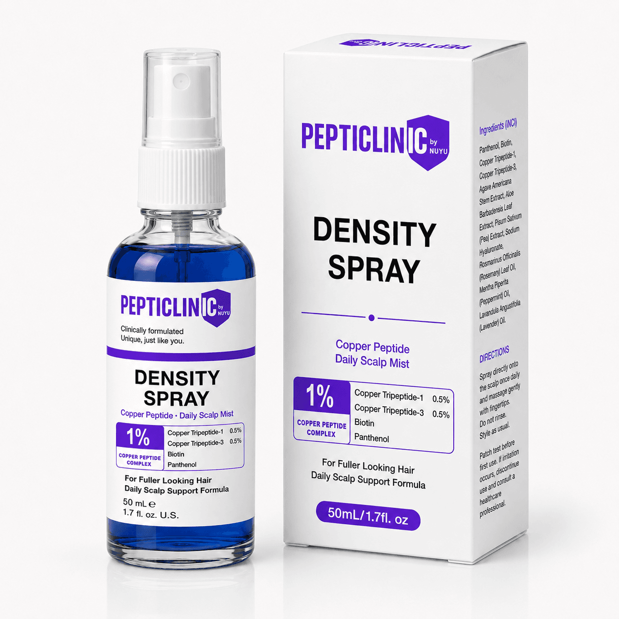 Copper Peptide Scalp Spray