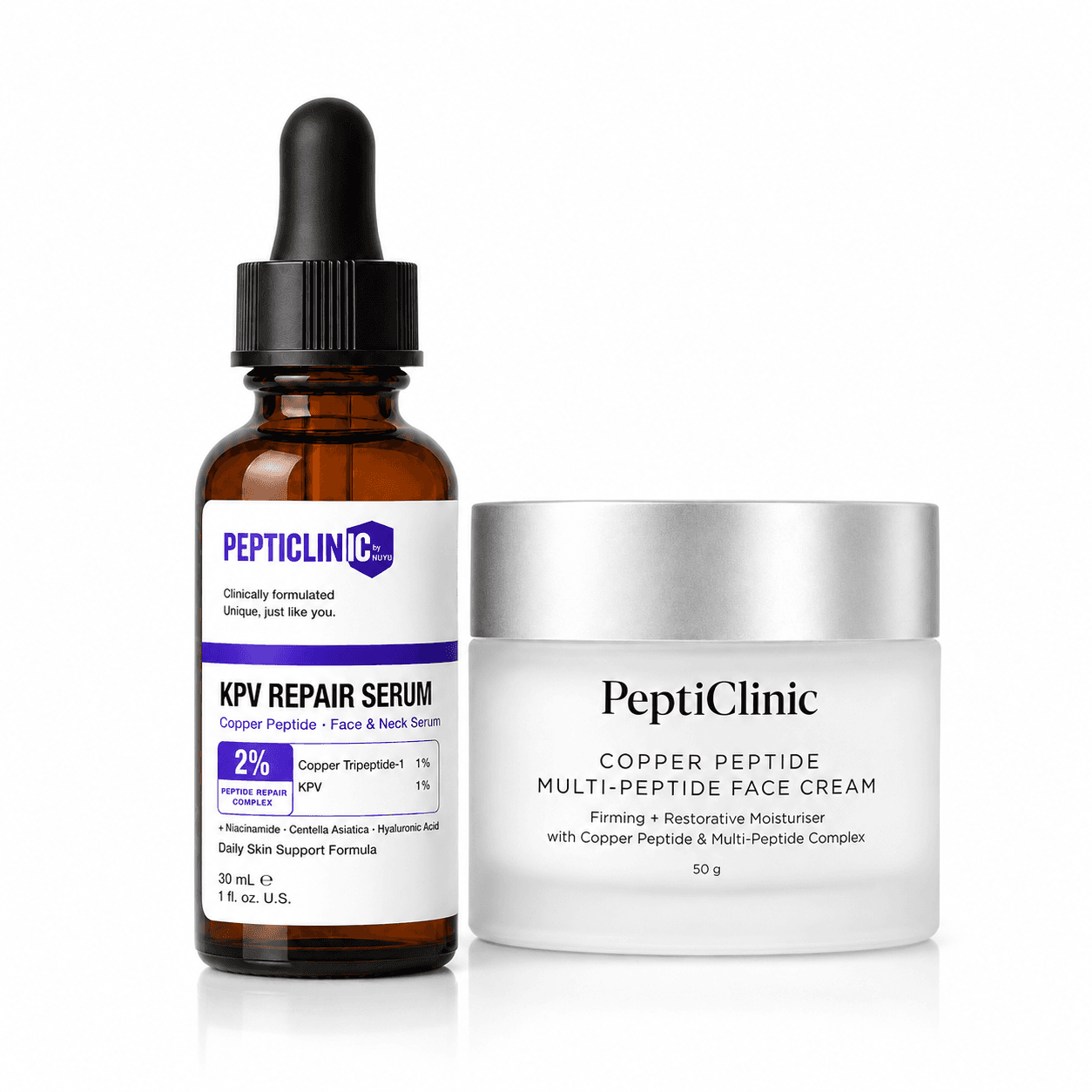 Copper Peptide Skin Repair Duo
