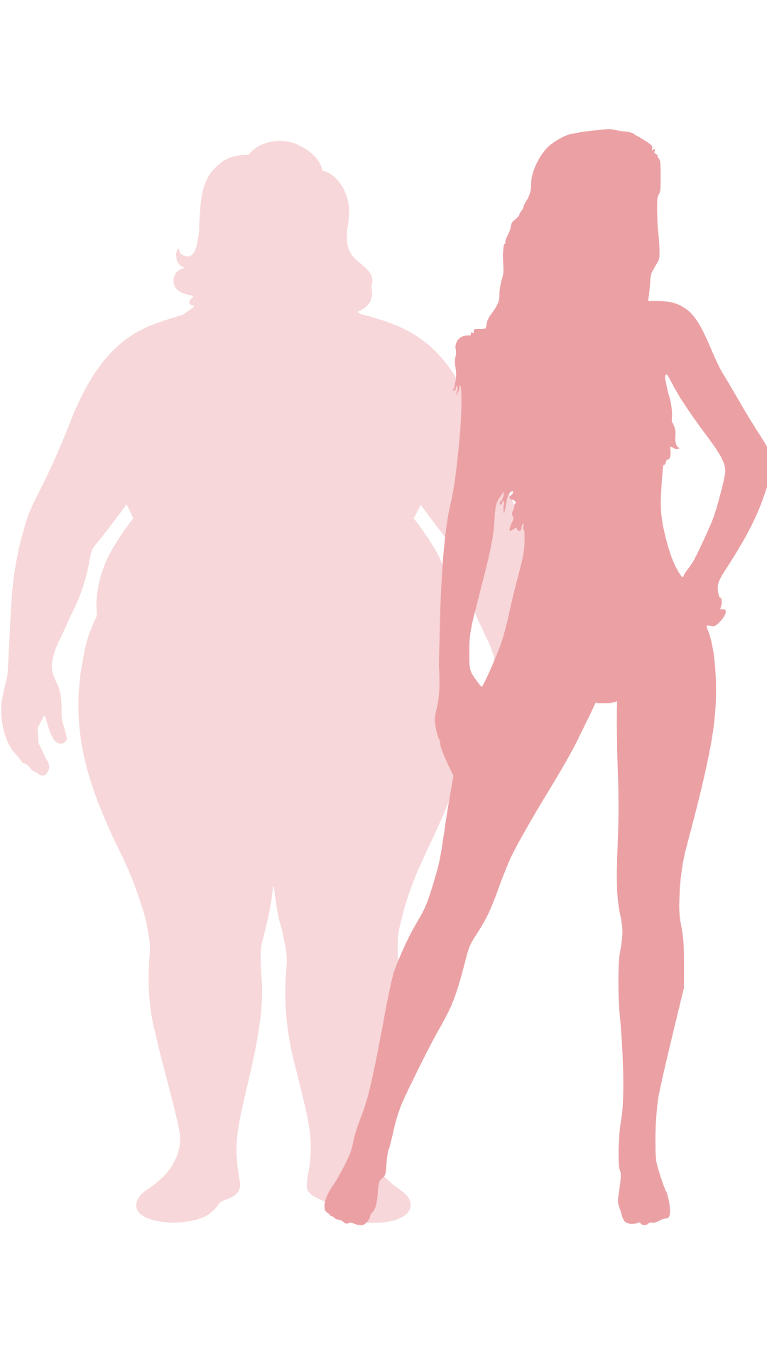 Weight loss silhouette