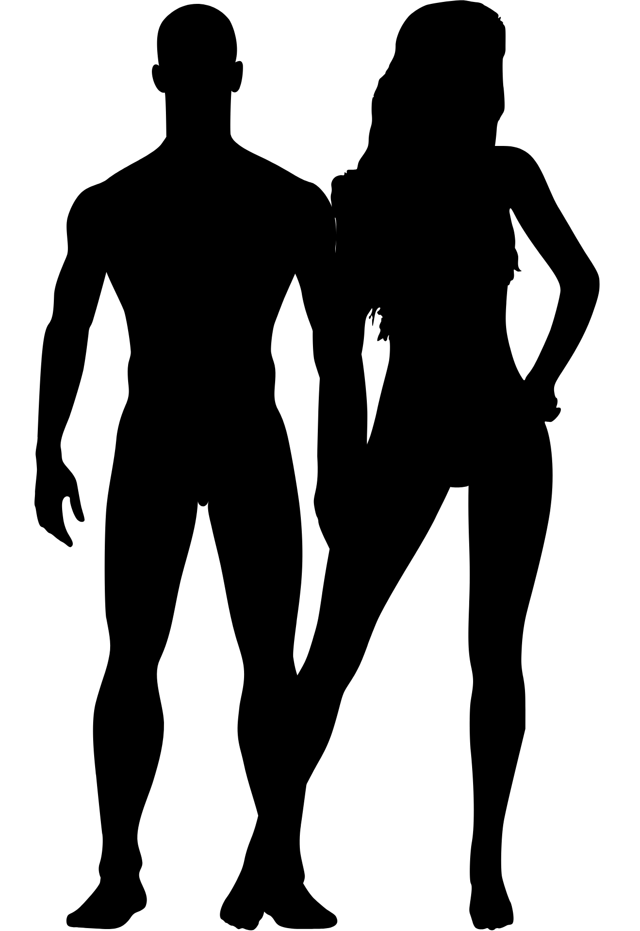 Weight loss silhouette