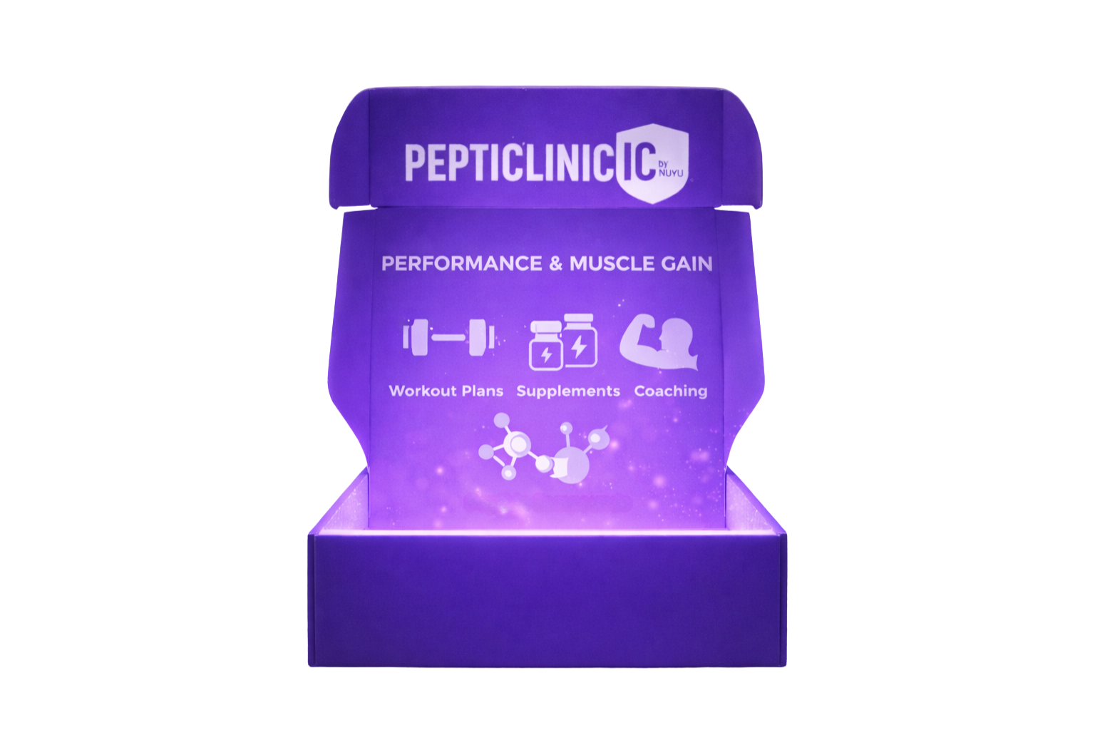 PeptiClinic Performance and Muscle Growth - clinician-guided support for muscle development, performance and recovery