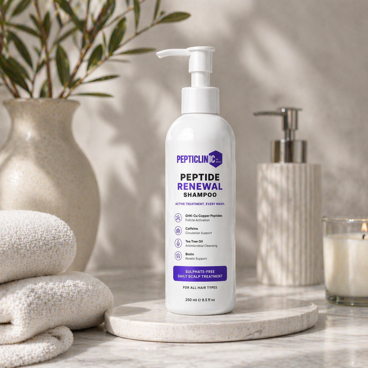 Peptide Renewal Shampoo_background